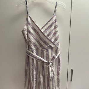Brand new Banana Republic strip jumpsuit